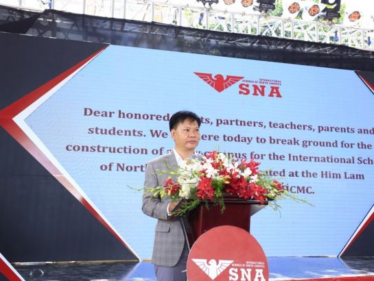 Mr. Tran Dai Hai, Vice Chairman of NHG made speech at the ceremony